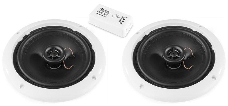 Power Dynamics  BT10SET haut-parleur 2-voies Blanc Sans fil 60 W 