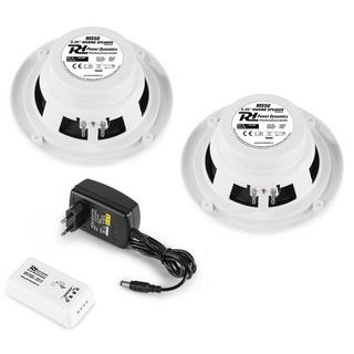 Power Dynamics  BT10SET altoparlante 2-vie Bianco Wireless 60 W 