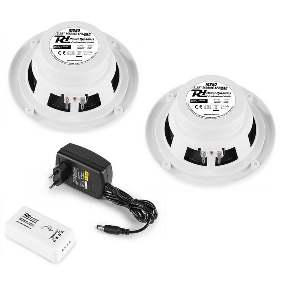 Power Dynamics  BT10SET altoparlante 2-vie Bianco Wireless 60 W 