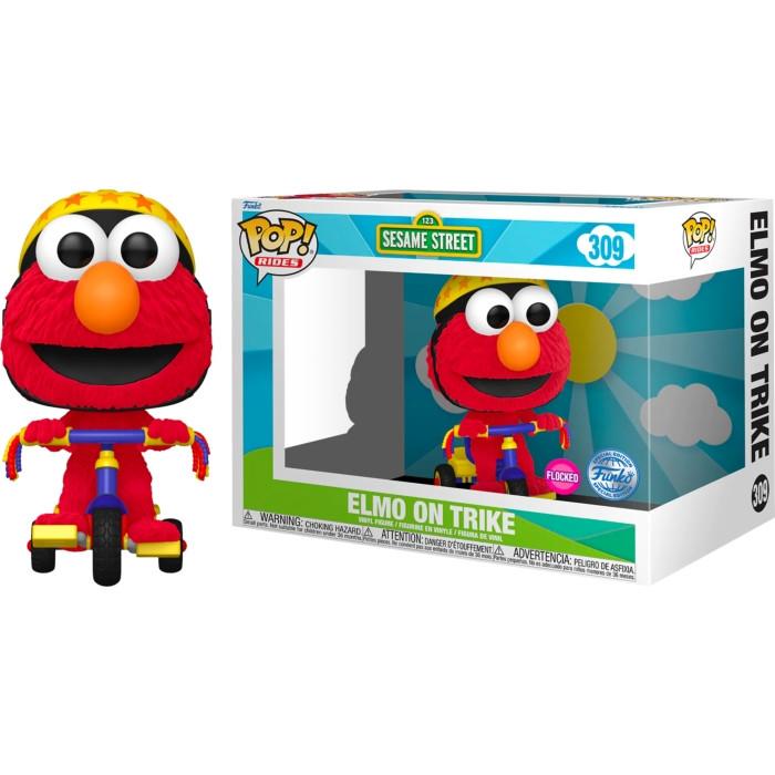 Funko  Figura POP Rider Sesame Street Elmo su Trike Esclusivo 