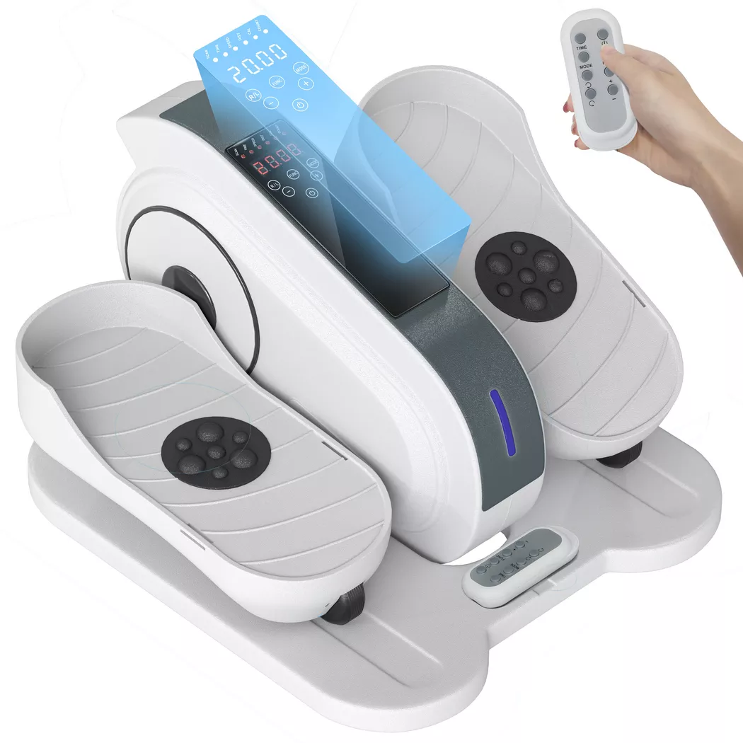 Sportnow - Mini-Ellipsentrainer, One Size, Weiss