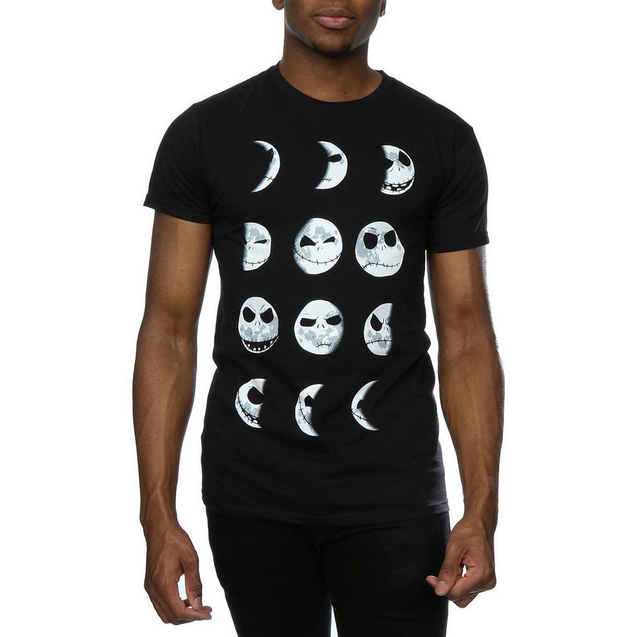 Disney Nightmare Before Christmas Jack Skellington Phases de Lune T-Shirt  