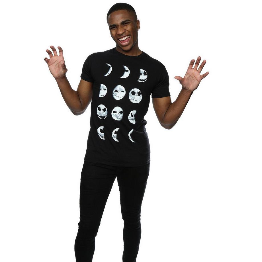 Disney Nightmare Before Christmas Jack Skellington Phases de Lune T-Shirt  