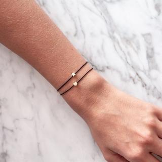 Glanzstücke München  Femme Bracelet en tissu Étoilé 