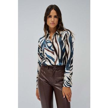 Blouse à manches longues Satin Basic Shirt