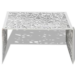 VidaXL Table basse aluminium  