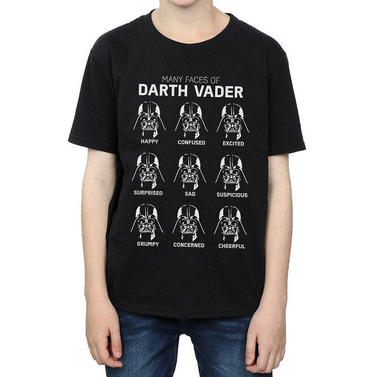 STAR WARS  Many Faces Of Darth Vader TShirt 