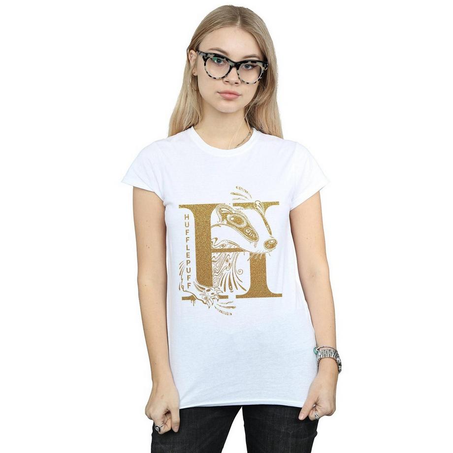 Harry Potter Hufflepuff T-Shirt Imprimé  