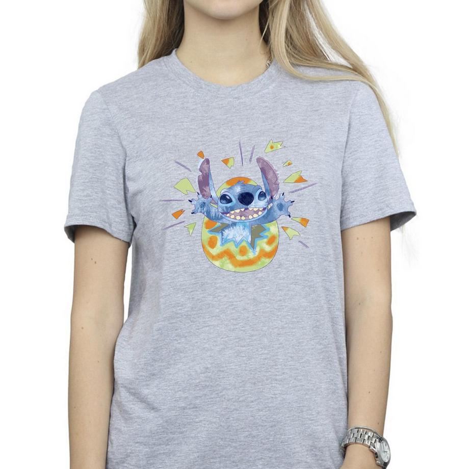 Disney Stitch Easter Egg T-Shirt Maniche Corte  