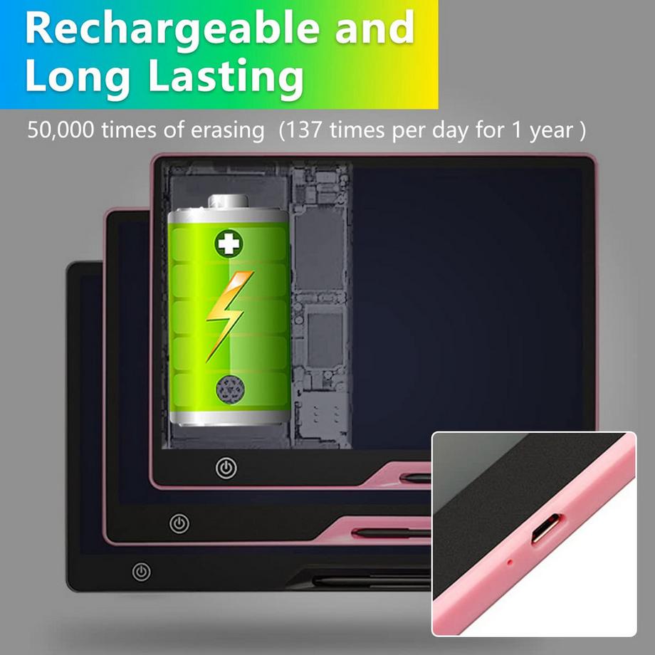 Activity-board  LCD-Schreibtafel Wiederaufladbar, bunter Bildschirm Zeichentafel 