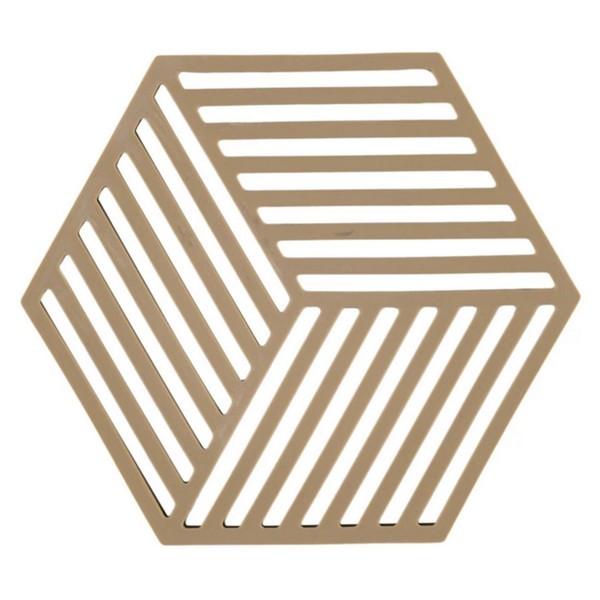 Zone Denmark Topfuntersetzer Hexagon Braun  