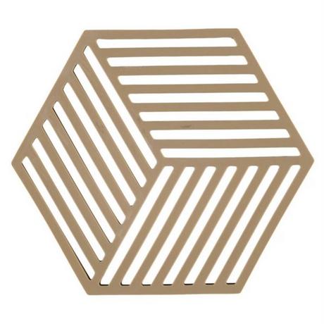Zone Denmark Topfuntersetzer Hexagon Braun  