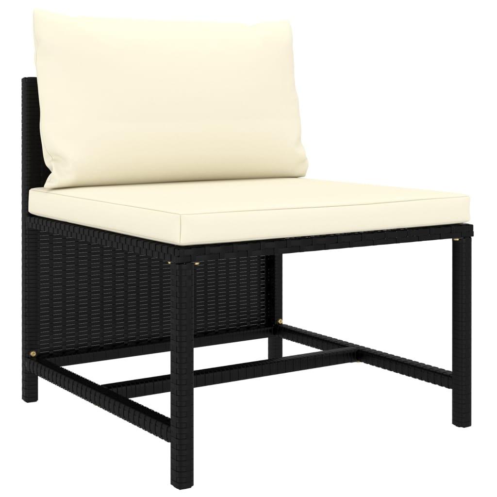 VidaXL set divano da giardino Rattan  