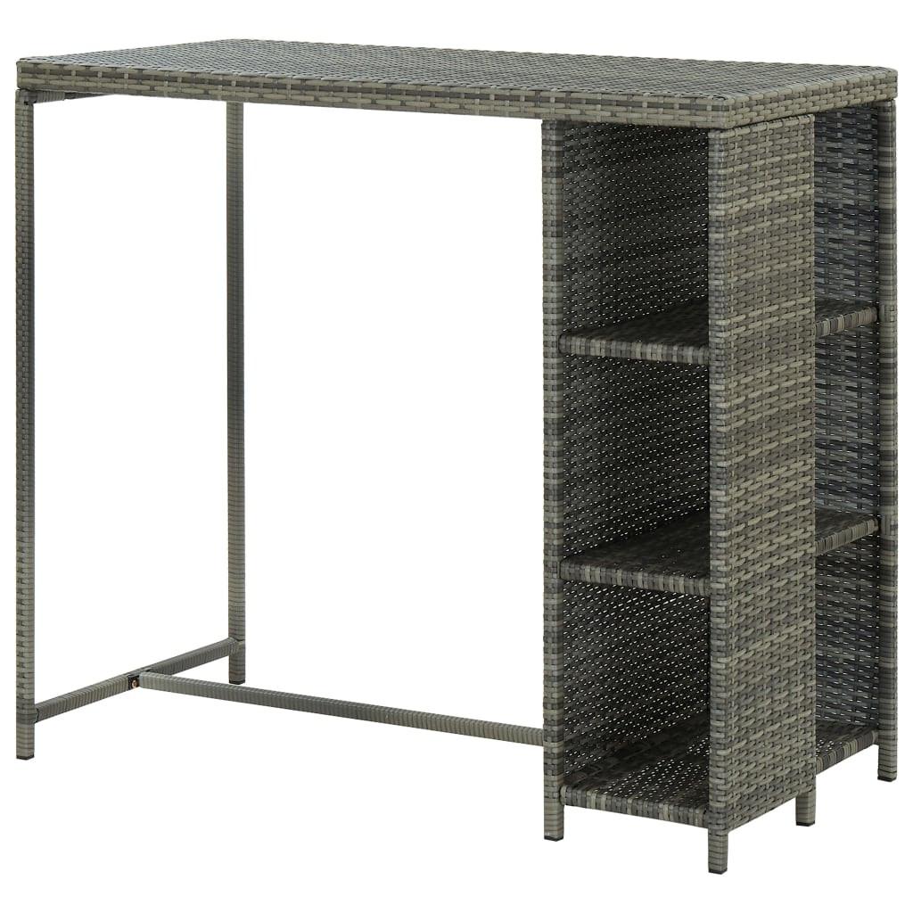 VidaXL Stehtisch poly-rattan  