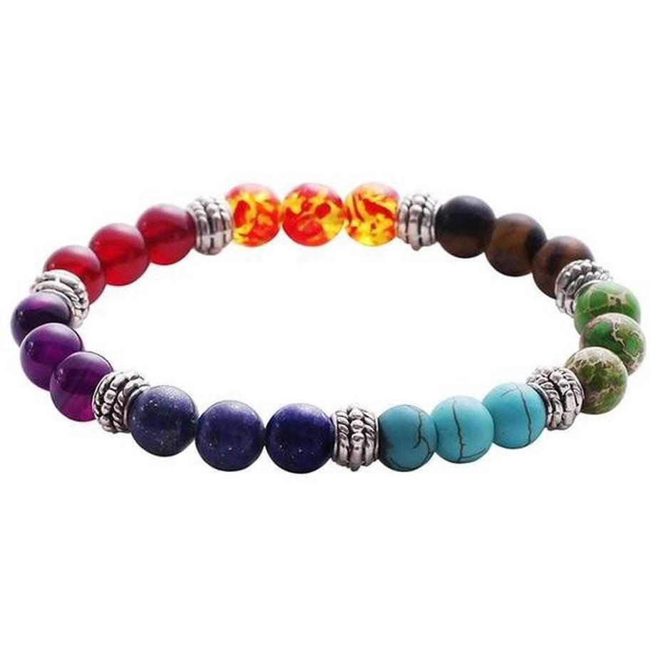 eStore  Bracelet Diffuseur Pierre de Lave 7 Chakra 