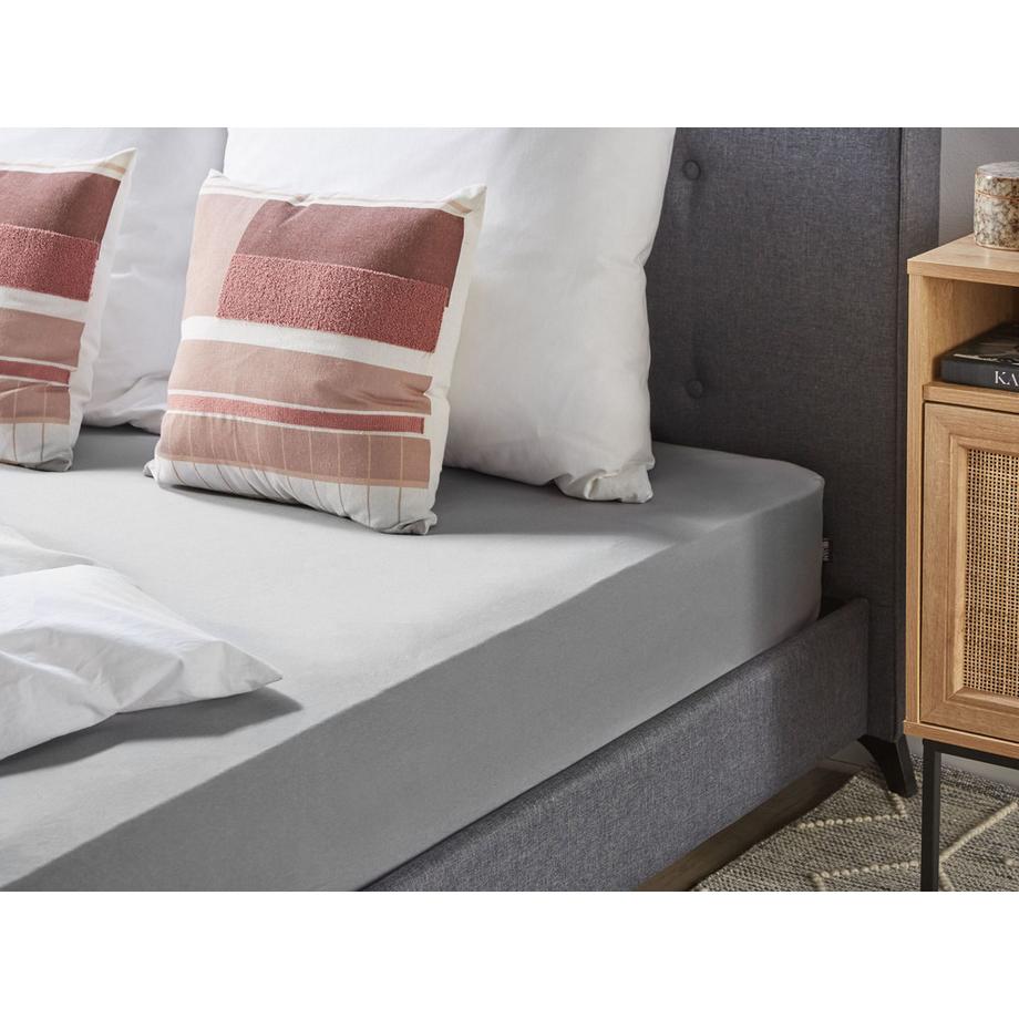 Beliani Drap Housse Coton Classique Hofuf  