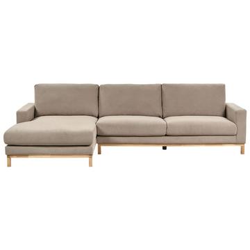 Canapé d'angle côté droit en Tissu Moderne SIGGARD