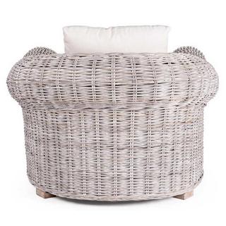 mutoni Fauteuil de jardin avec coussins Coba  