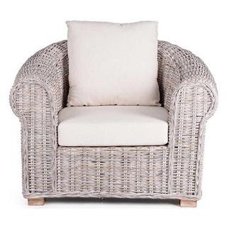 mutoni Fauteuil de jardin avec coussins Coba  