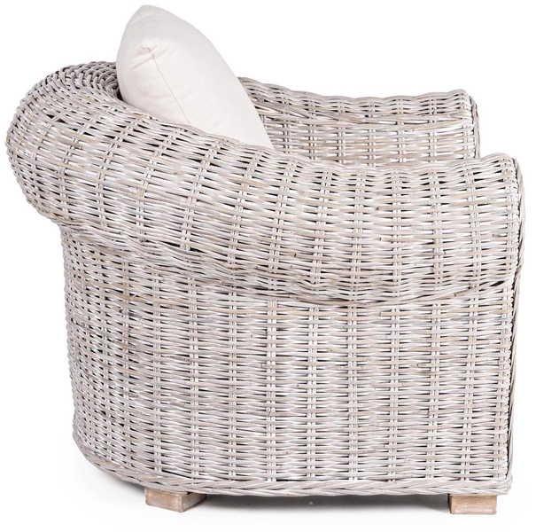 mutoni Fauteuil de jardin avec coussins Coba  