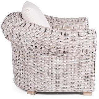 mutoni Fauteuil de jardin avec coussins Coba  