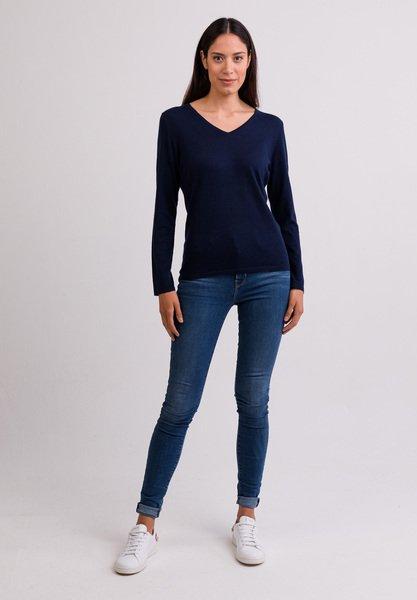 CASH-MERE.CH Cashmere Maglione Scollo a V  