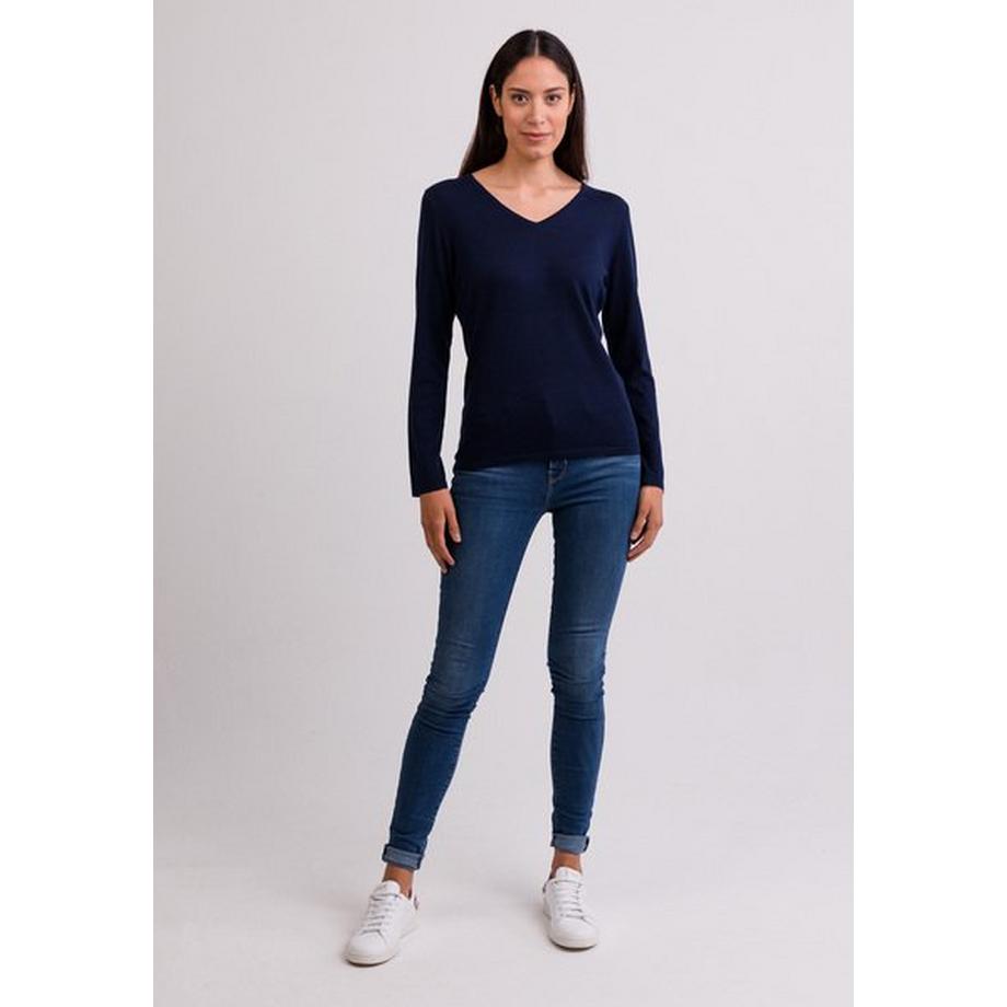 CASH-MERE.CH Kaschmir V-Ausschnitt Pullover  