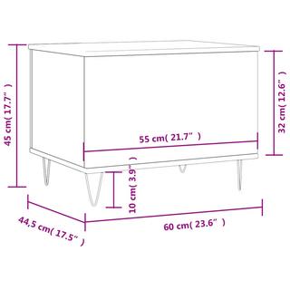 VidaXL Table basse bois d'ingénierie  