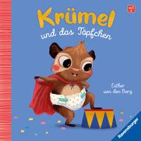 Krümel und das Töpfchen van den Berg, Esther; van den Berg, Esther (Illustrationen); Veenstra, Simone (Übersetzung) Gebundene Ausgabe 