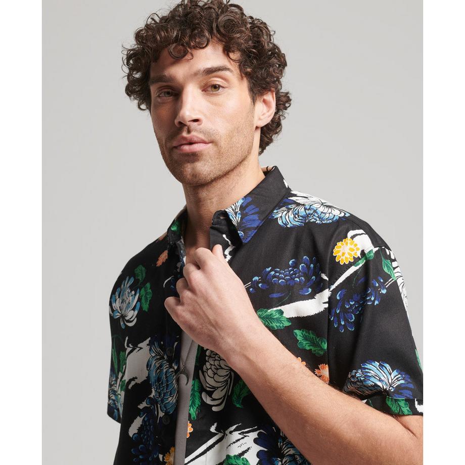 Superdry Camicia Hawaiana Maniche Corte  
