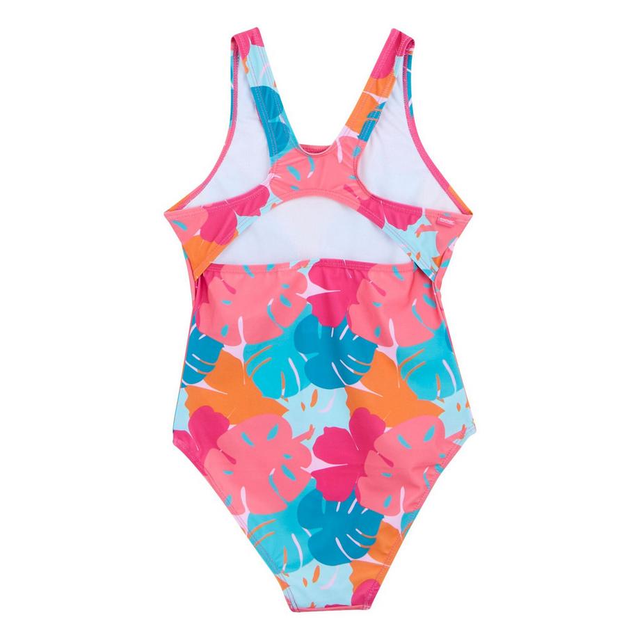 Regatta  Katrisse Costume Da Bagno Intero Foglie Tropicali Ragazze 
