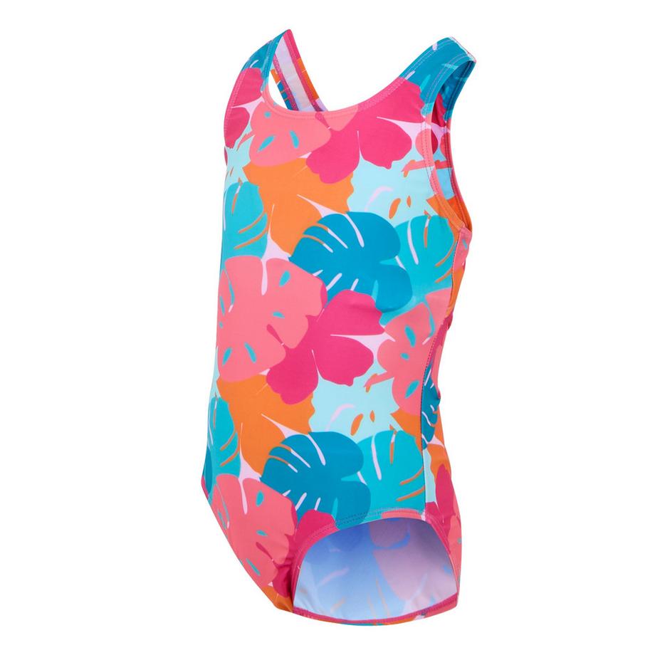 Regatta  Katrisse Costume Da Bagno Intero Foglie Tropicali Ragazze 