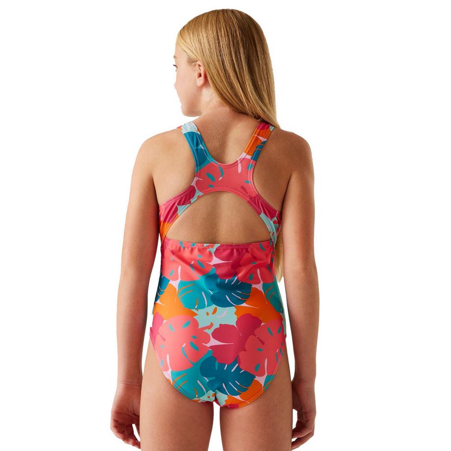 Regatta  Katrisse Costume Da Bagno Intero Foglie Tropicali Ragazze 