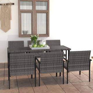 VidaXL Garten-essgruppe poly-rattan  