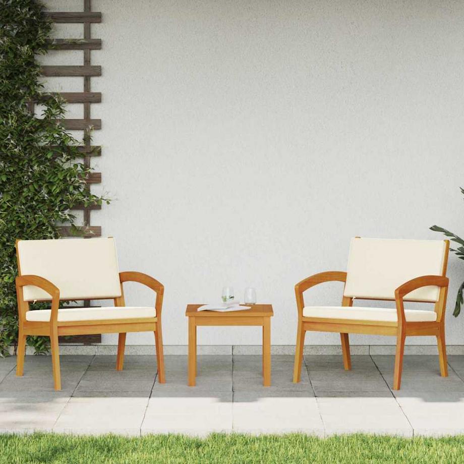 VidaXL Mobilier de jardin bois d'acacia massif  