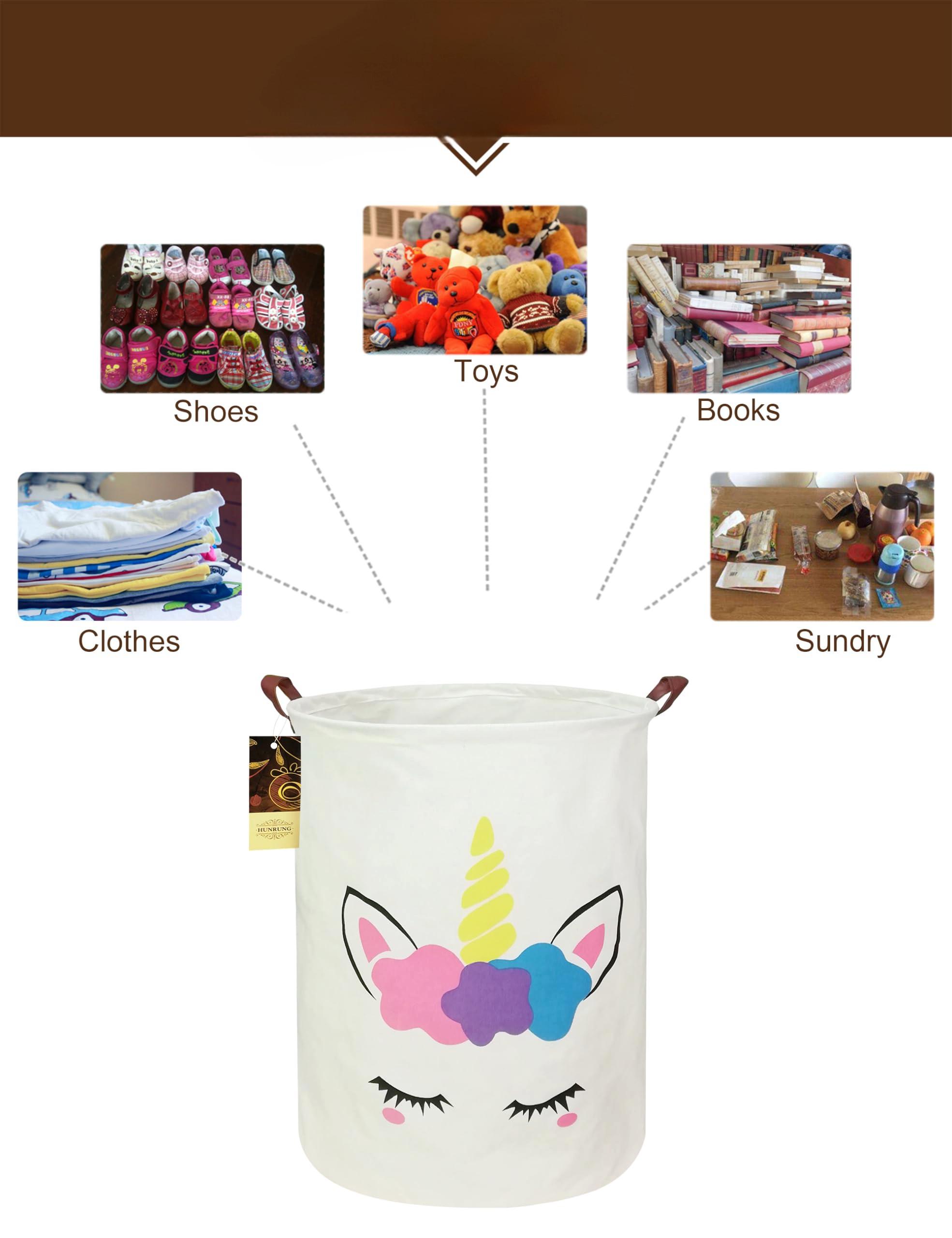 Alopini Wäschekorb, große Leinwand Stoff leichte Lagerung Korb Spielzeug Organisator schmutzige Kleidung zusammenklappbar wasserdicht  