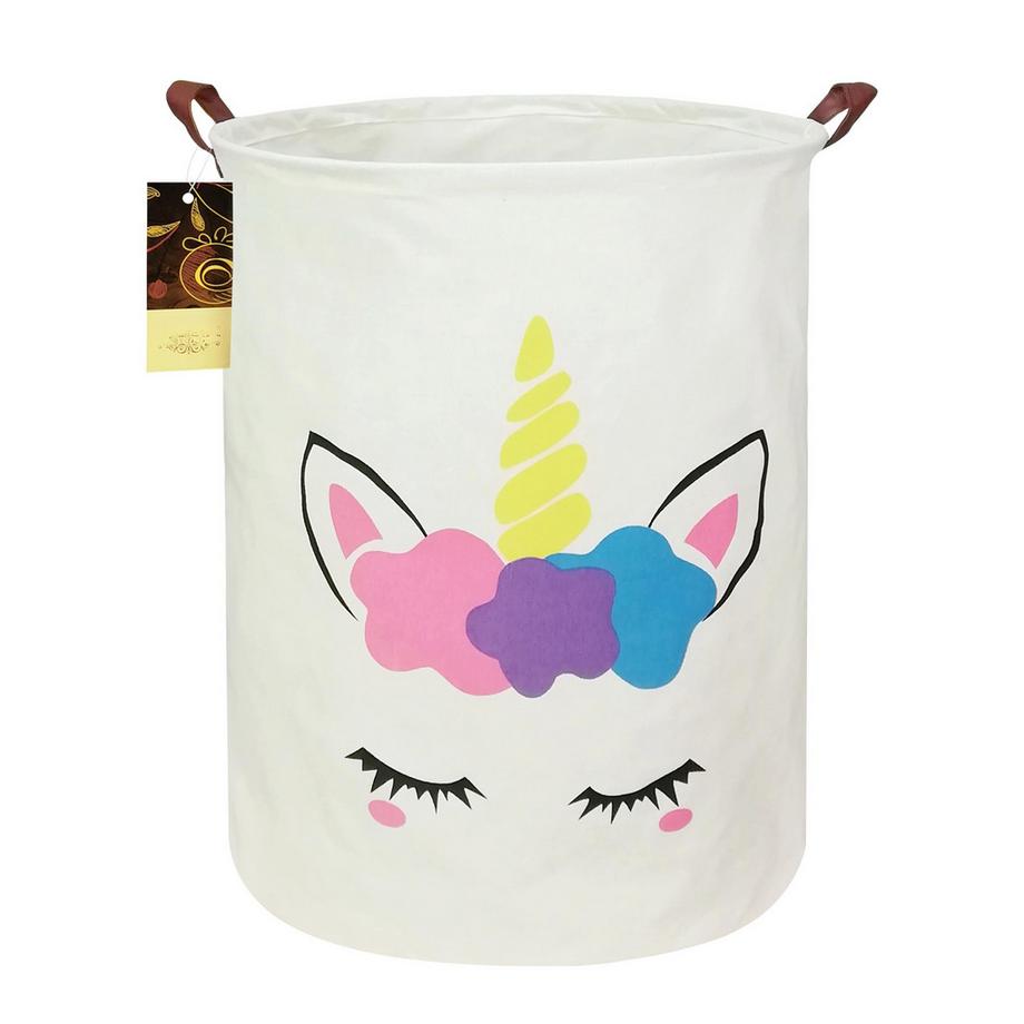 Panier à linge, grand panier de rangement léger en tissu de toile, organisateur de jouets, vêtements sales, pliable et imperméable à l'eau