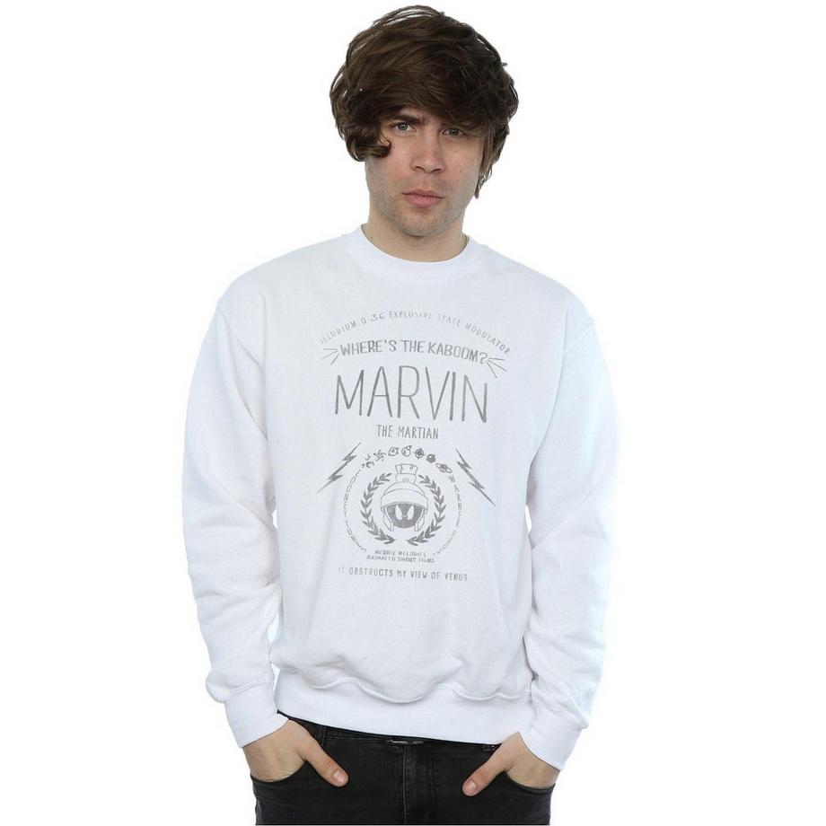 LOONEY TUNES Where's The Kaboom Marvin The Martian Sweatshirt  