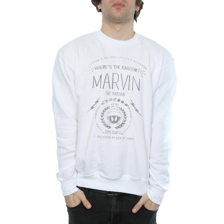 LOONEY TUNES Where's The Kaboom Marvin The Martian Sweatshirt  
