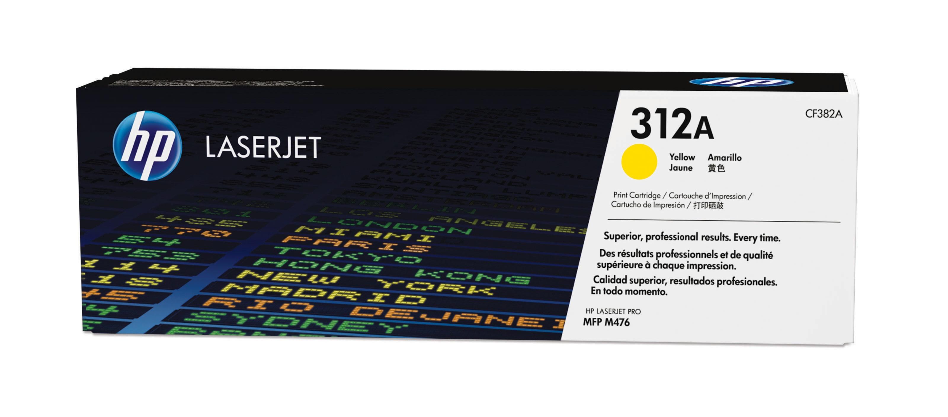 HEWLETT PACKARD  HP Toner-Modul 312A yellow CF382A Color LJ Pro M476 2700 S. 