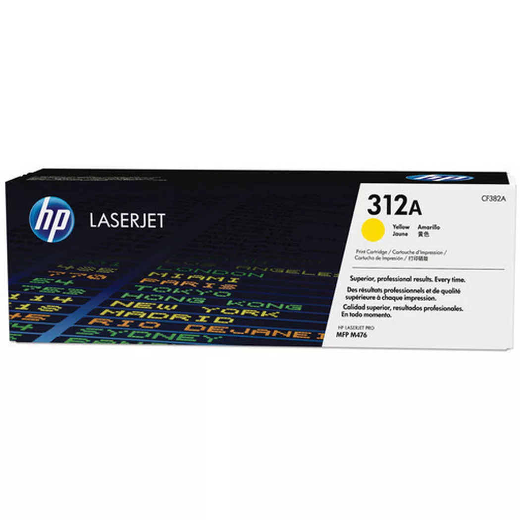 Hewlett-Packard – HP Toner-Modul 312A yellow CF382A Color LJ Pro M476 2700 S., One Size