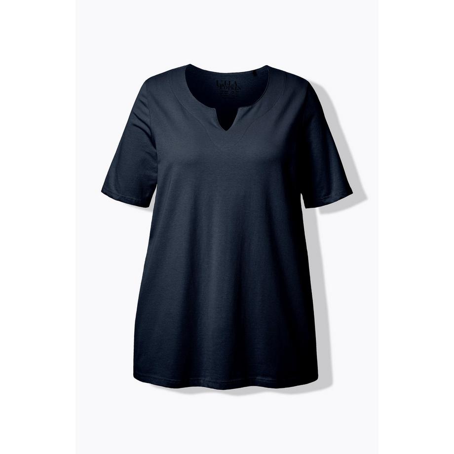 Ulla Popken T-Shirt Linea A Scollo Tunica Mezza Manica  