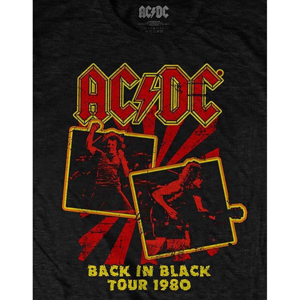 AC/DC ACDC Back In Black World Tour 1980 T-Shirt  