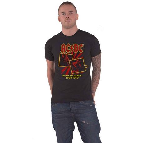 AC/DC  Tshirt BACK IN BLACK WORLD TOUR 