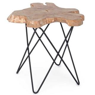 mutoni Table d'appoint Savanna noir  