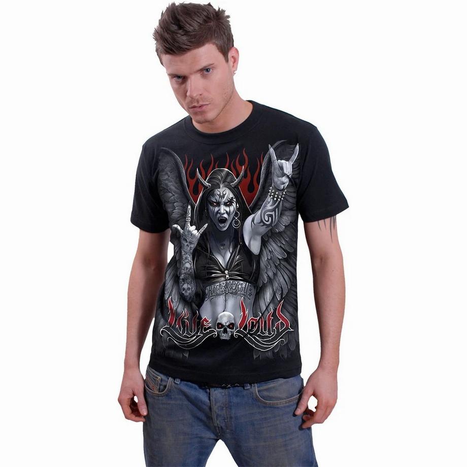 Spiral T-Shirt Live Loud  