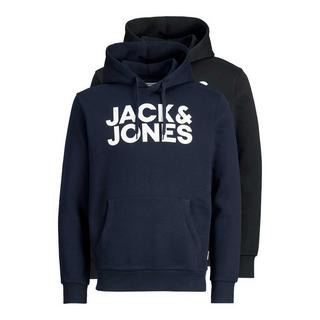 JACK & JONES  Sweat-shirt  Confortable à porter-JJECORP LOGO SWEAT HOOD 