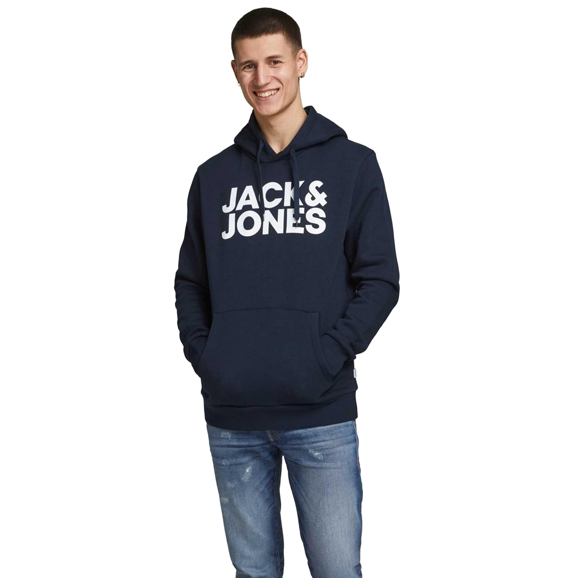 JACK & JONES Felpa Vestibilità comoda  