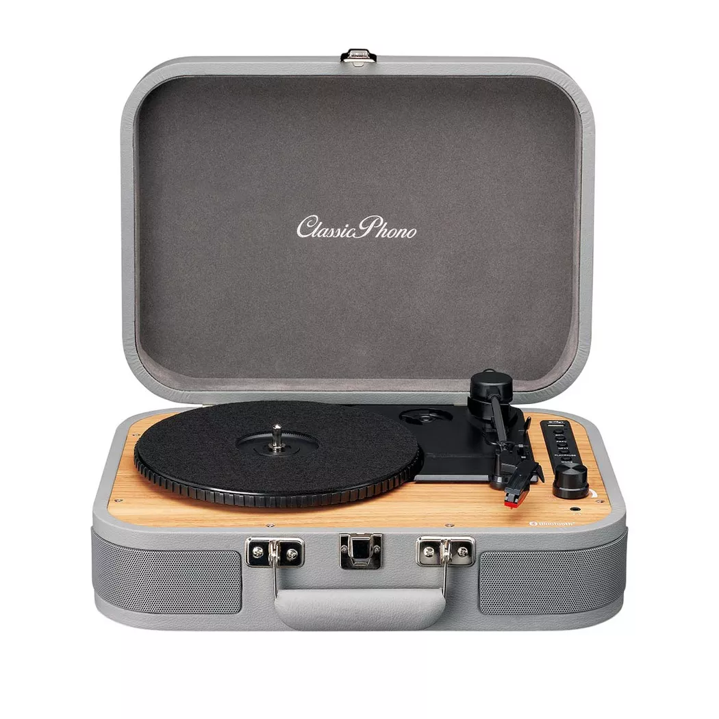 Lenco TT-116GY Turntable with Bluetooth® and USB Player / Recorder - Grey