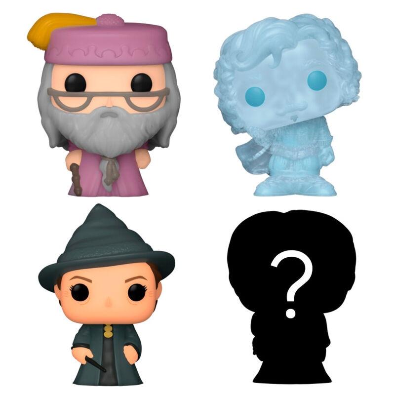 Funko  Bitty Pop! 4er Pack Albus Dumbledore, Nearly Headless Nick, Minerva McGonagall & Mystery 